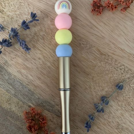 Kralenpen pastel Kralenpen regenboog pastel