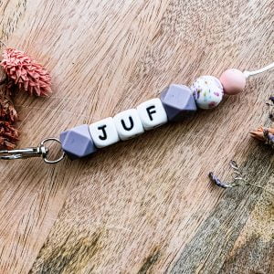 Sleutelhanger "JUF" flower