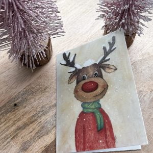 Kerstkaart HERT Kesrtkaart HERT