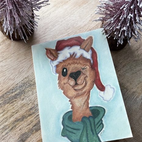 Kerstkaart LAMA Kerstkaart LAMA