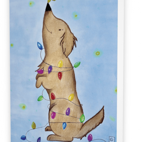Kerstkaart Woofmas