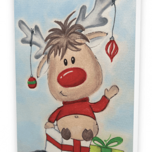 Kerstkaart Moose
